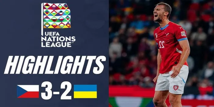 UEFA Nations League - Rep Ceko Berhasil Mengalahkan Ukraina Dengan Skor Tipis 3-2