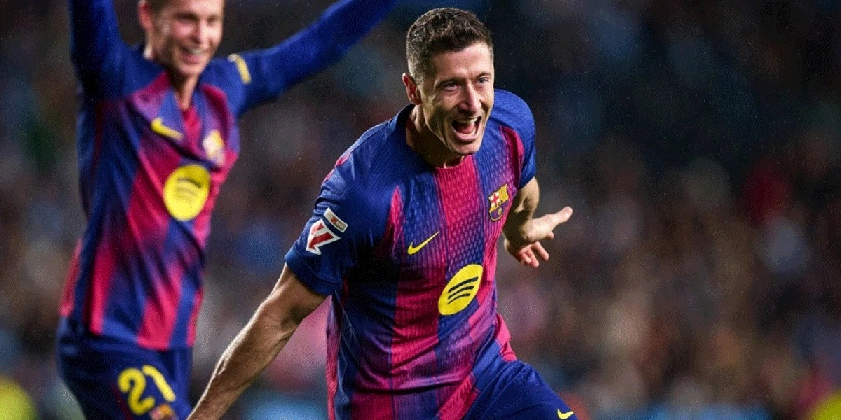 Barcelona-Bangkit,-Lewandowski-Cetak-Hattrick-dan-Perkecil-Jarak-dengan-Madrid